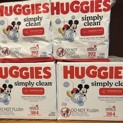 Huggies Simply Clean Wipes