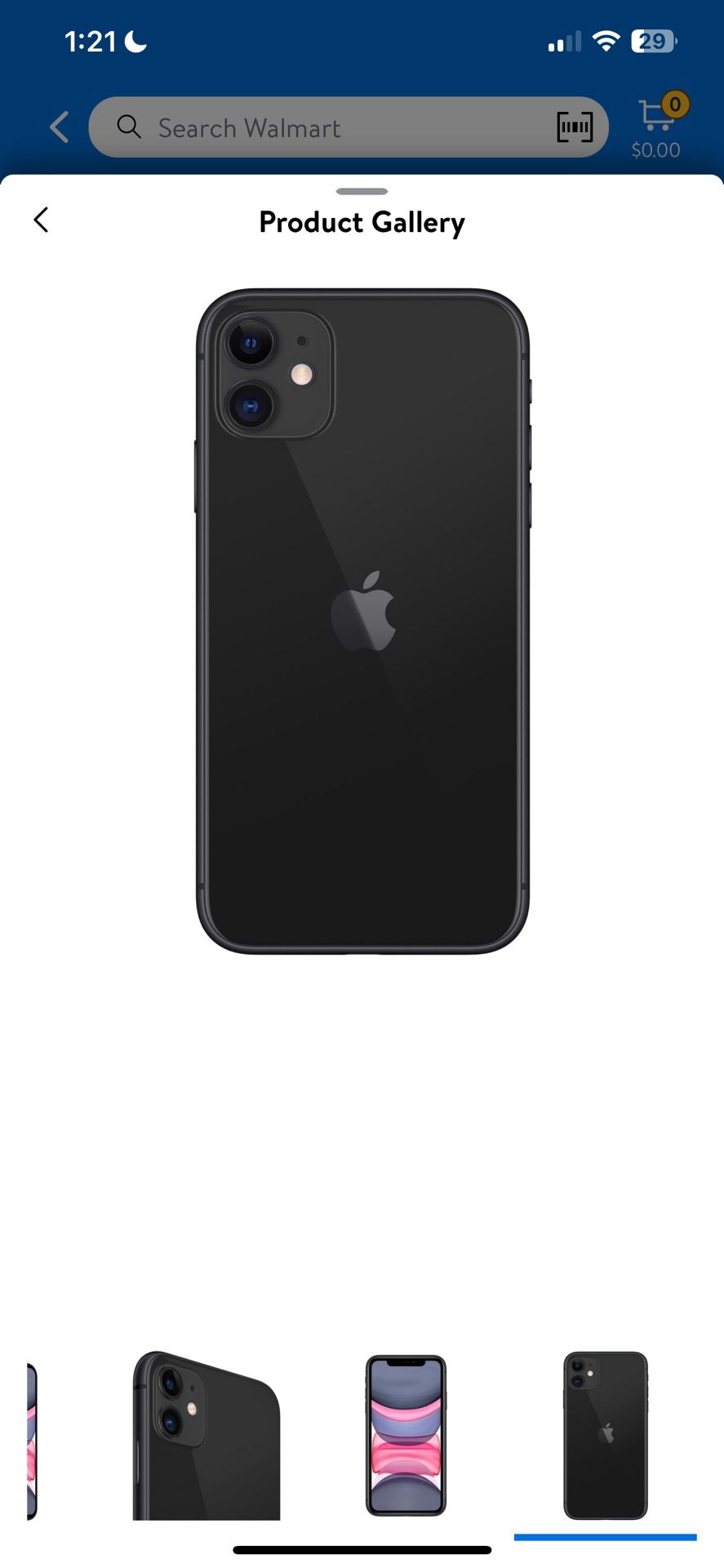 Apple iPhone 11 64GB Black (Unlocked)