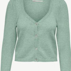 ONLY Women's Mint Green Cardigan
