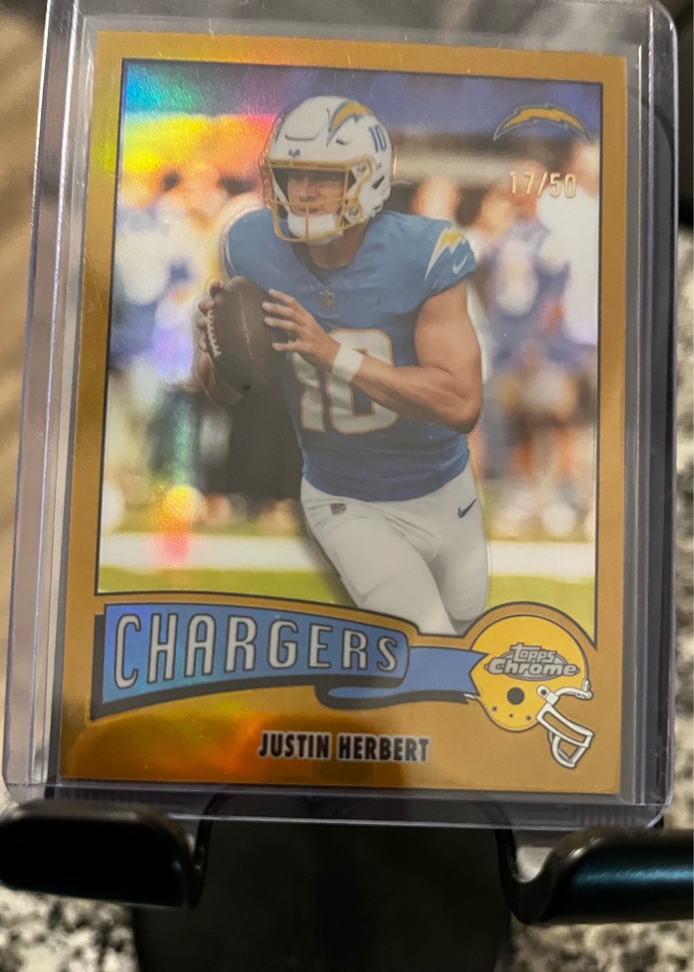 Justin Herbert true gold /50