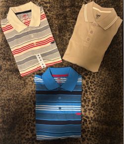 Men’s Polo Shirt Bundle Size M – Lee & Red Rhino – 3 Shirts – Brand New