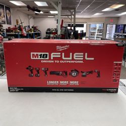 MILWAUKEE M18 FUEL 7-TOOL COMBO 2997-27 RED LITHIUM XC50