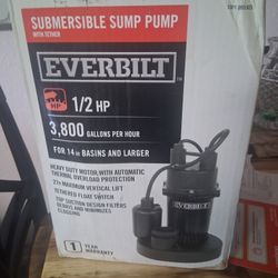 Everbilt 1/2" Sump Pump