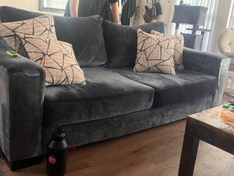 Like new Marine blue sofas