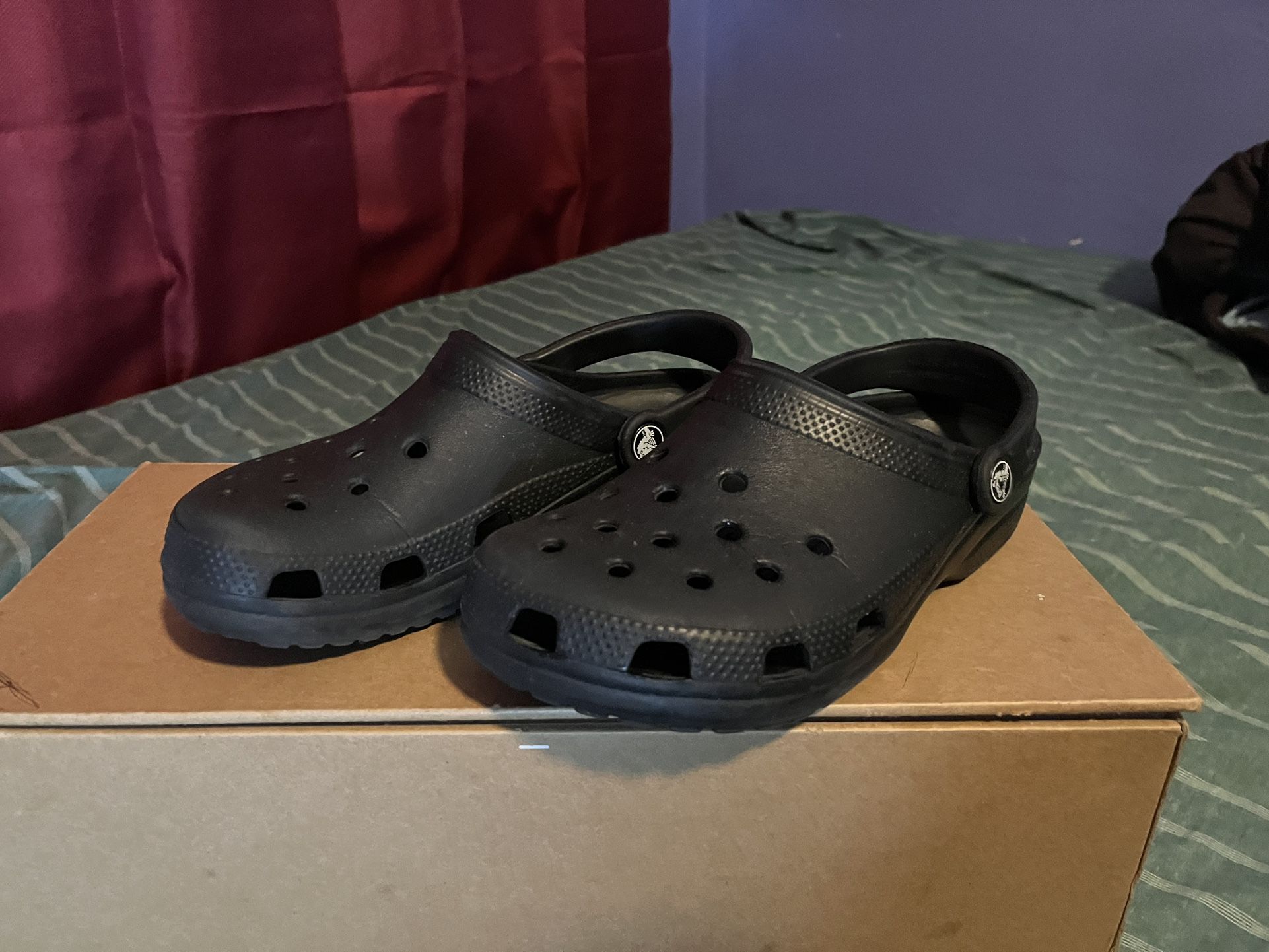 All Black Crocs Size 8 Women’s