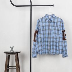 Burberry Checkered Cuff TB Label Shirt