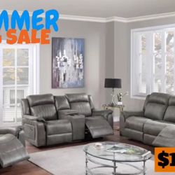 3 Pc Sofa, Loveseat And Chair 