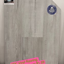 SPC Vinyl Flooring, Waterproof, 6 mm $1.59/sqft Autumn Specials