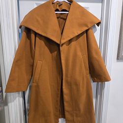 Fashion Nova Oversized Shawl Collar Coat – Size Large
