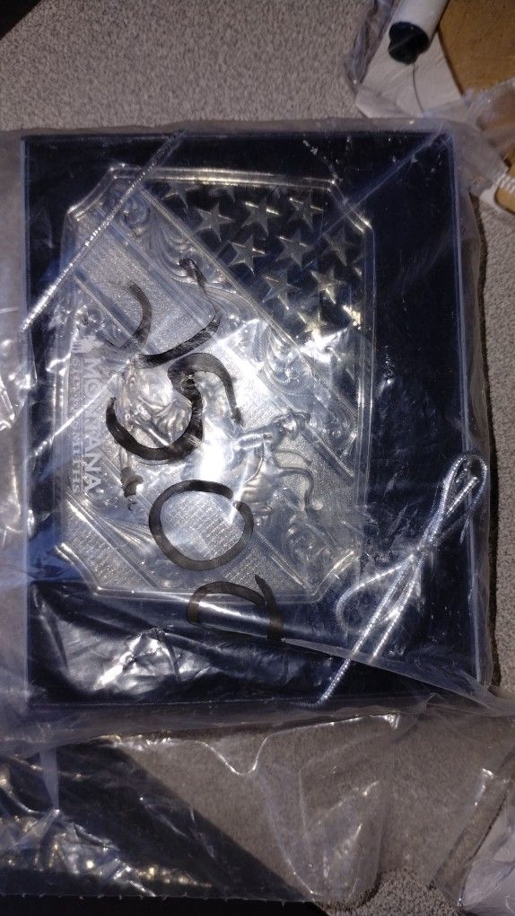 All American Bull Rider Silver Belt Buckle