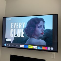 58 Inch smart 4k Tv Wall Mount Included 