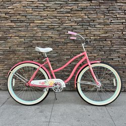 Huffy “ Cranbrook “ 26 inch Beach Cruiser Coral Pink