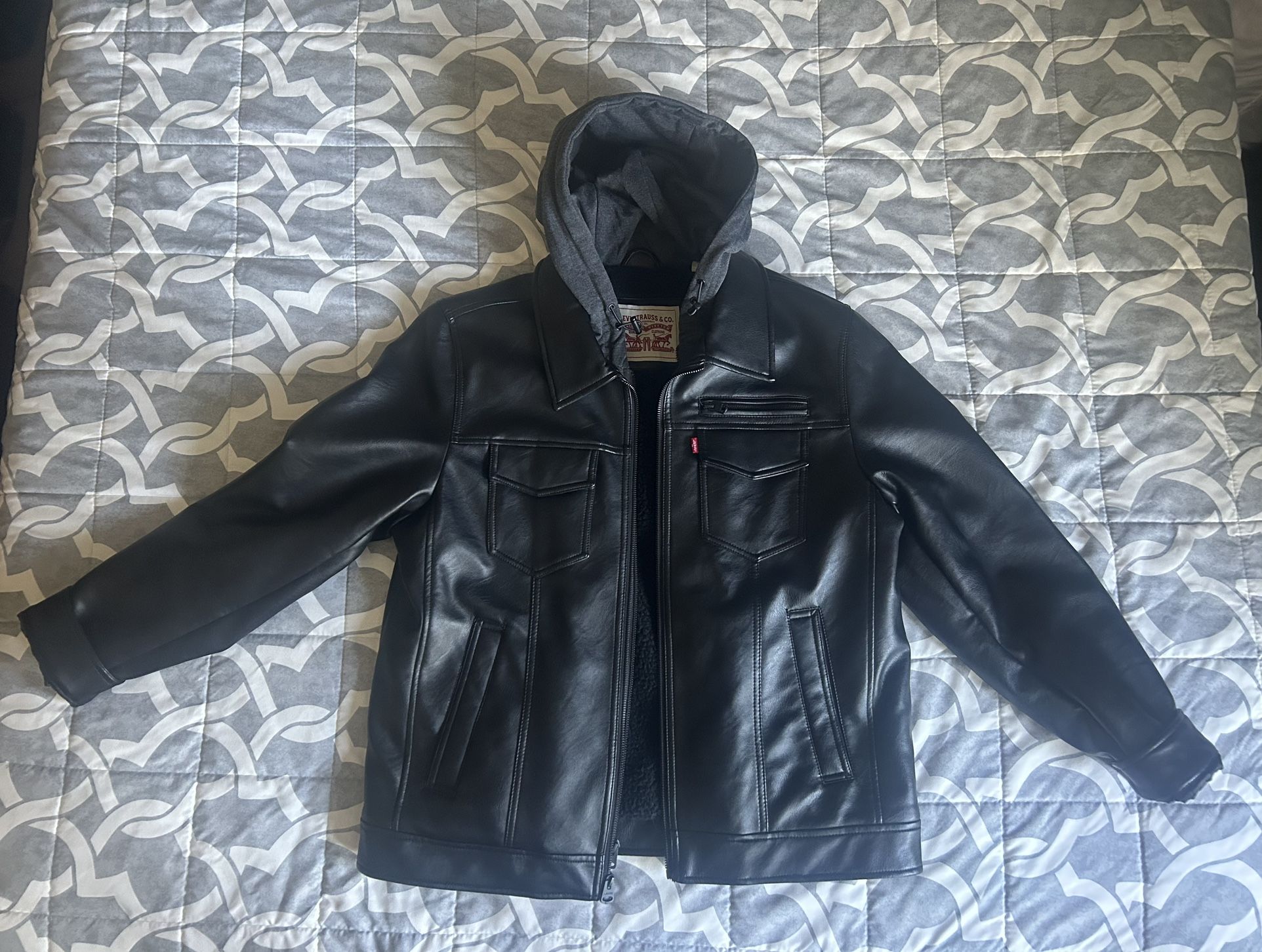 Levi’s Black Leather Jacket