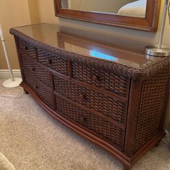 Wicker Dresser