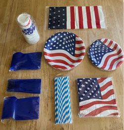 NEW 4th of July TableWare Set