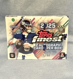 2025 Topps Finest Football (NFL) Hobby Box - 2 Guaranteed Autographs