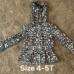 Toddler Girl Hoodie Sweater Size 4t