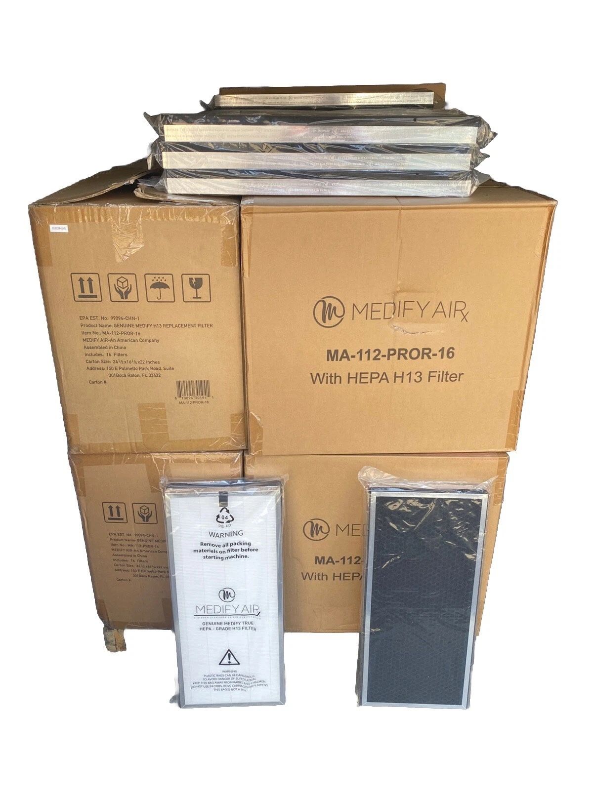 Lot of 16 Medify Air Filter Purifier Replacements for MA 112 HEPA