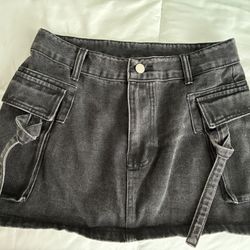 Cute Denim Mini Skirt 