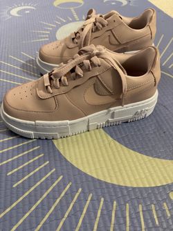 Nike Air Force 1 AF1 Pixel Beige Pink White Women's Size 6