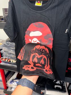 El Barbas Born Crazy Black and Red Snapback Hat