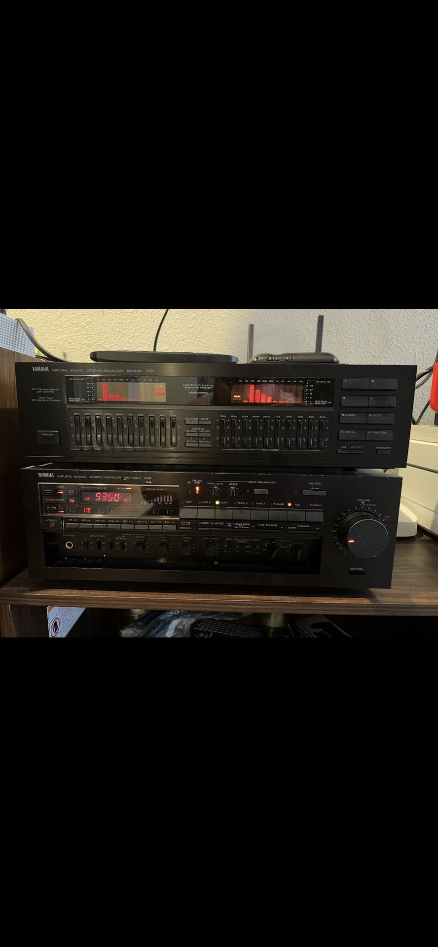 Yamaha RX-1100U + EQ-630