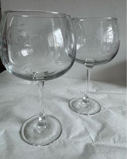 Vintage Princess House Heritage Balloon Wine Glasses