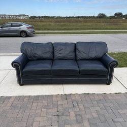 Free Delivery- 100% Genuine Leather couch 