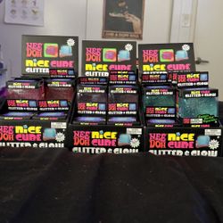 Nee Doh Nice Cube Glitter & Glow