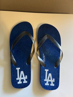 Dodger Flip Flops