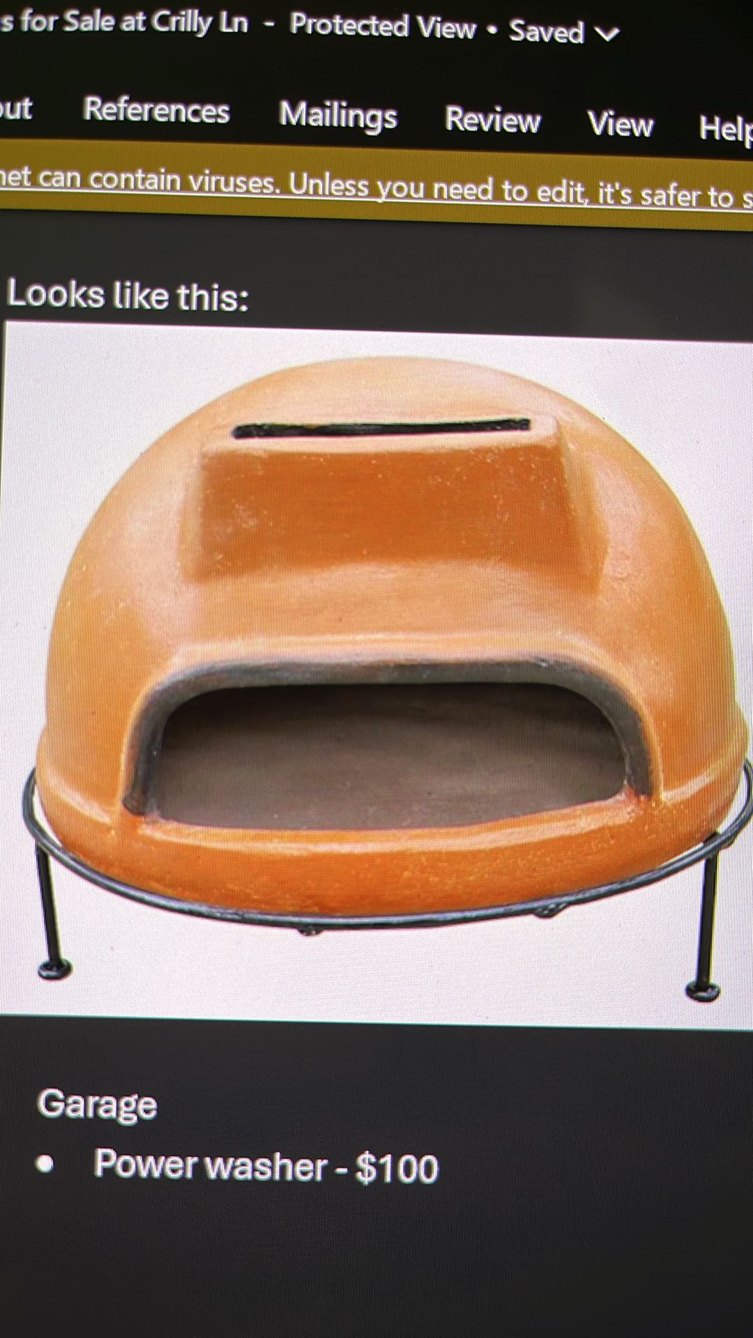 Wood Burning Pizza Oven