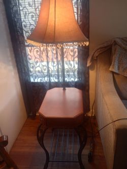 Chairside Lamp Table