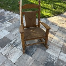 Wicker Rocking Chair For Kids 