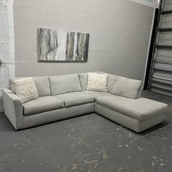Beige Comfortable Sectional 