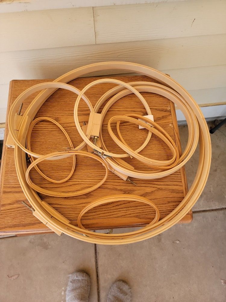 Needle Point Hoops