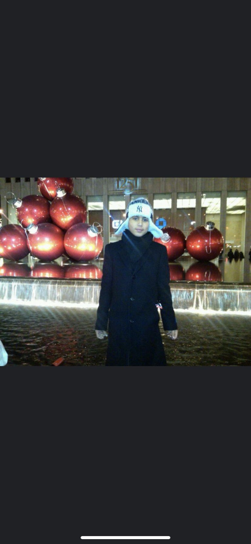 Junior long pea coat. Joseph Abboud.