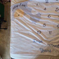 Double-sided Milestone Blanket