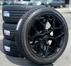 22” Chevy Silverado GMC Sierra Replica Wheels & Tires Tahoe Yukon Escalade Suburban Rines Y