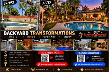 Landscape , hardscape pool remodels
