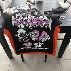 Boys shirts and shorts selling all together