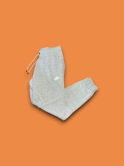 Nike sportswear club fleece tapered sweatpants grey men’s small 