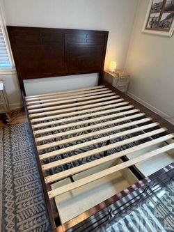 Queen bed frame