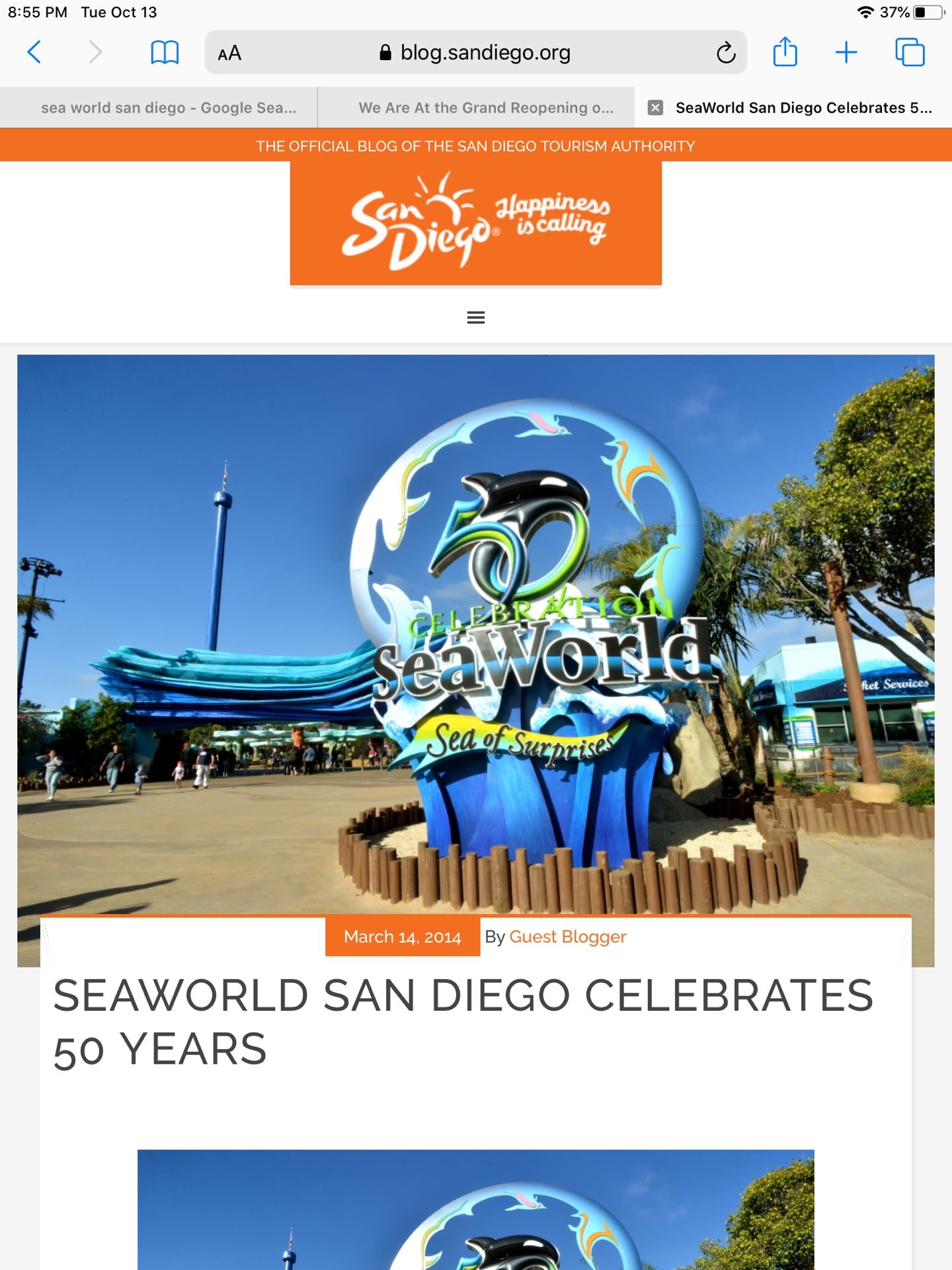 Sea world San Diego California tickets