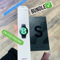 Galaxy Watch4 Galaxy S22 Ultra 512gb **BRAND NEW**