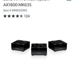 Nighthawk mesh Wi-Fi Six system 1.5 faster than AC