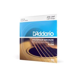 D'Addario Guitar Strings - Phosphor Bronze Acoustic Guitar Strings - EJ38 