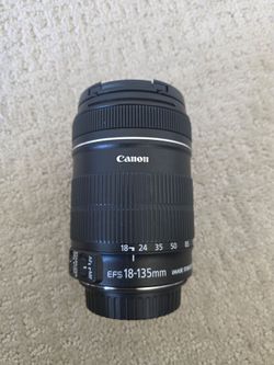 NEW Canon EF-S 18-135mm zoom camera lens!