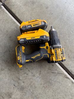 Dewalt drill and batteries