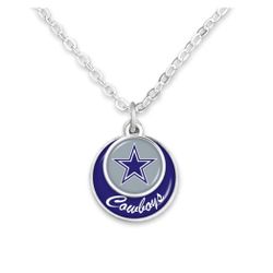 DALLAS COWBOYS JEWELRY NECKLACE STACKED DISK