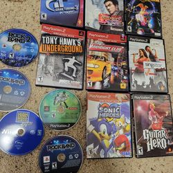 Miscellaneous PS2 And PS3 Games